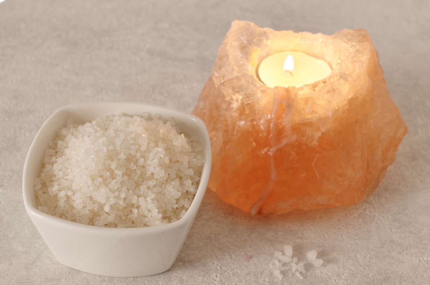 Salt Candle Holders